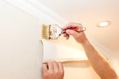 Pose de papier peint à Saint-Étienne-de-Brillouet — revêtements muraux et toiles de verre